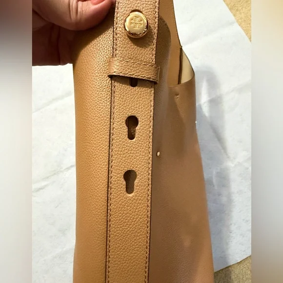 Tory Burch Romy Hobo Bag in Tiramisu - Picture 4 of 9